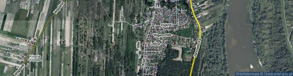 Zdjęcie satelitarne Długa ul.